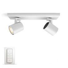 Runner Hue reflektor 2x50W GU10 230V biały + ściemniacz